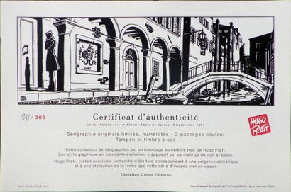 Hugo PRATT (1927-1995)
Corto Maltese in Venice...