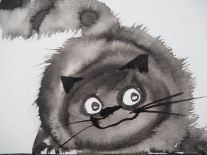 Laszlo TIBAY (born 1962)
 The cat holding...