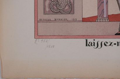 Georges BARBIER (1882-1932)
Laissez-moi seule,...