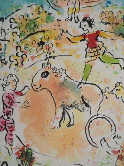 Marc CHAGALL (1887-1985)
Burlesque at the...