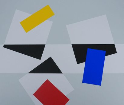 Joel FROMENT (1938-2023)
Colored composition
Original...