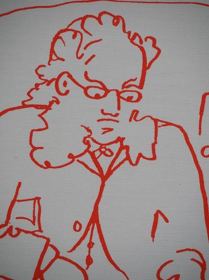 Jean COCTEAU (1889-1963)
Cook preparing duck,...