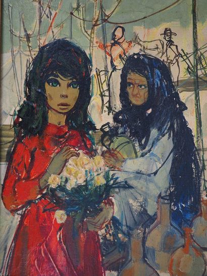 Jean-Baptiste VALADIE (b. 1933)
La marchande...