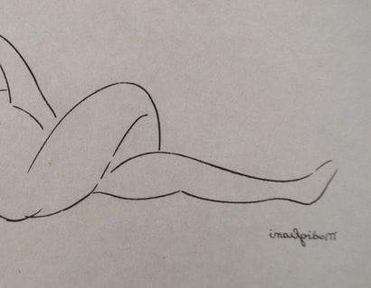 Amedeo MODIGLIANI (1884-1920)
Femme allongée...