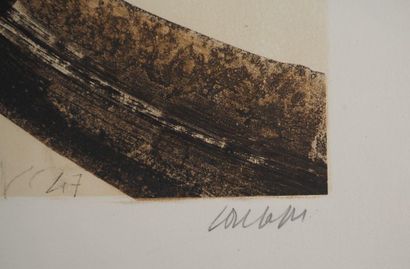 Pierre SOULAGES (1919-2022) 
Brou de Noix...