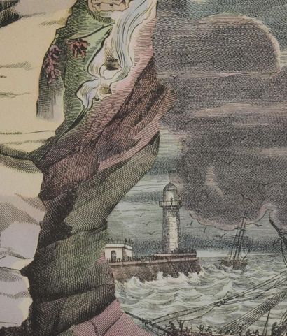 Max ERNST (1891-1976)
Storm at sea, 1971
Photolithograph...