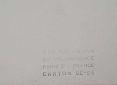 MAN RAY (Emmanuel Radnitsky, known as) (1890-1976)
The...