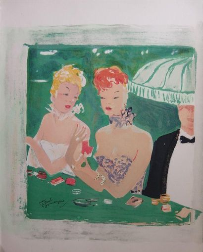 Jean-Gabriel DOMERGUE (1889-1968)
Two women...