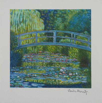 Claude MONET (1840-1926)
Giverny, Le bassin...