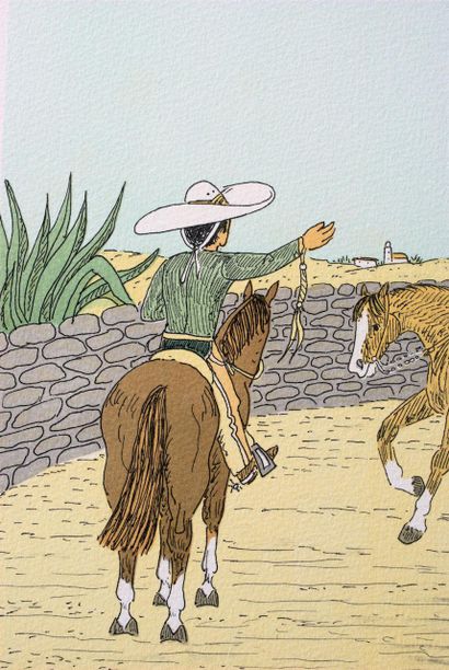 Vincent HADDELSEY (b. 1934)
Mexican Riders,...
