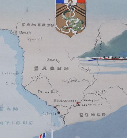 MARIN MARIE (1901- 1987)
9 Aviso coloniaux,...