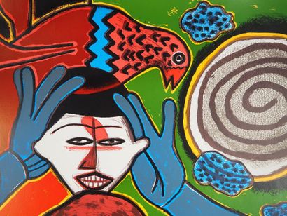 Guillaume CORNEILLE (1922-2010)
Woman, mask...
