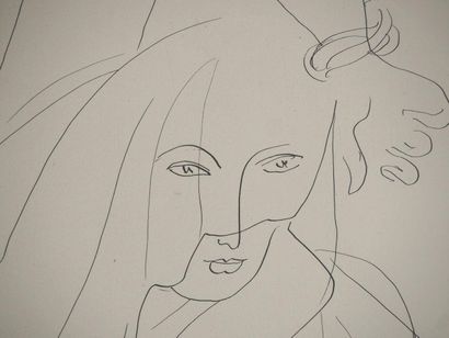D'après Henri MATISSE (1869-1954)
Pause lascive,...