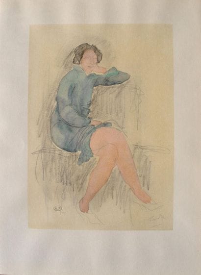 Auguste RODIN (1840-1917)
Beautiful seated...