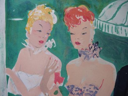 Jean-Gabriel DOMERGUE (1889-1968)
Two women...