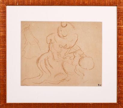 Louis VALTAT (1869-1952)
Mother playing with...