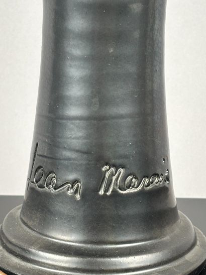 Jean MARAIS (1913-1998)
Black metallic glazed...