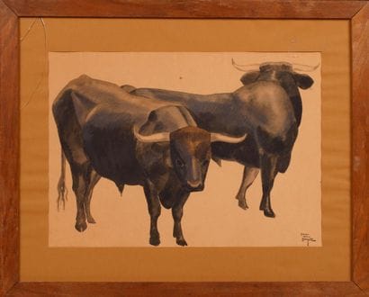 Georges Lucien GUYOT (1885-1972)
TAURALS
Lithograph...