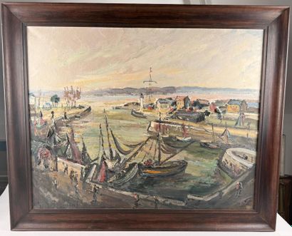 Pierre Jean DUMONT (1884-1936)
Port en Bretagne...