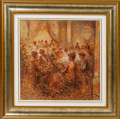 Antonio PECORARO (born 1938)
Café Chantante
Oil...