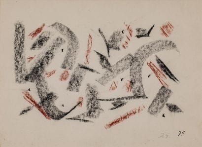 Jacques GERMAIN (1915-2001)
COMPOSITION
Fusain...
