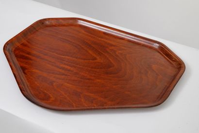 GERLING SOL-OHLIGS
 Plateau en bois vernis...