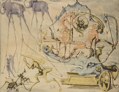 Salvador DALI (1904-1989) After
Le Char de...
