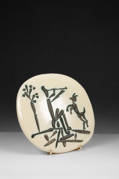 Pablo PICASSO (1881-1973)
Flute player and...