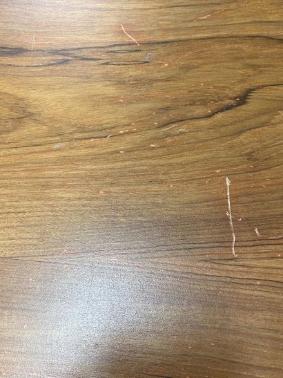 Enfilade de bureau en bois stratifié ouvrant...