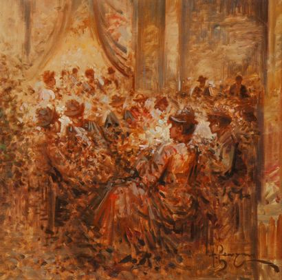 Antonio PECORARO (born 1938)
Café Chantante
Oil...