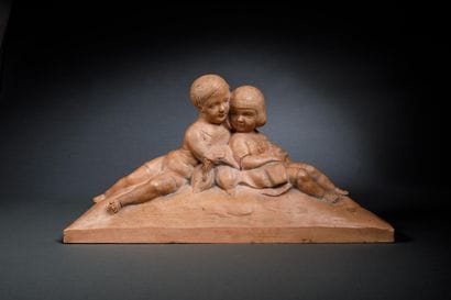 F. PACHECO (20th century)
Children huddled...