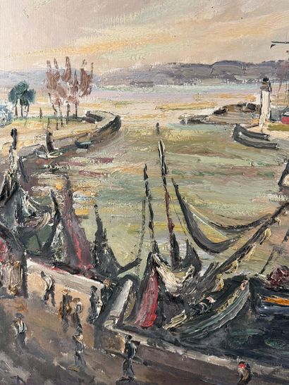 Pierre Jean DUMONT (1884-1936)
Port en Bretagne...