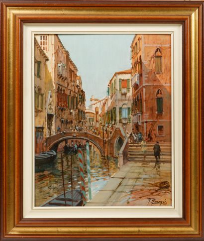 Raimondo ROBERTI (XXe)
Venezia
Huile sur...