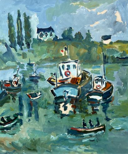 Jean-Claude PICOT (1933-2020)
PORT BLANC
Gouache...