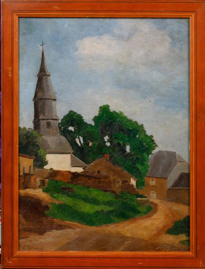 Paul Élie GERNEZ (1888-1948)
Village view
Oil...