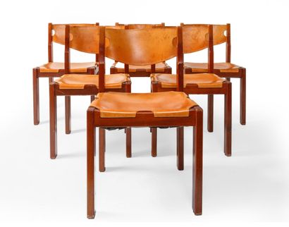 Maison REGAIN
Suite de six chaises en orme...