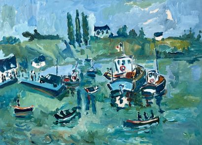 Jean-Claude PICOT (1933-2020)
PORT BLANC
Gouache...