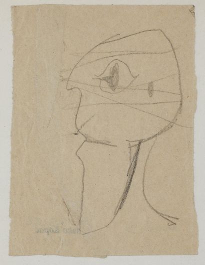 Slavko KOPAC (1913-1995)
SANS TITRE (Portrait),...