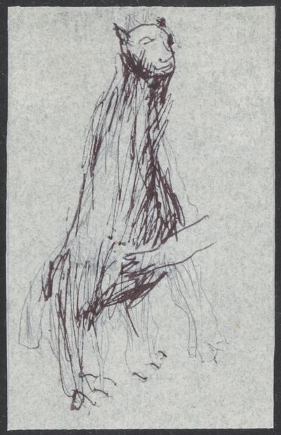 Slavko KOPAC (1913-1995)
Série de monstre
Encre...