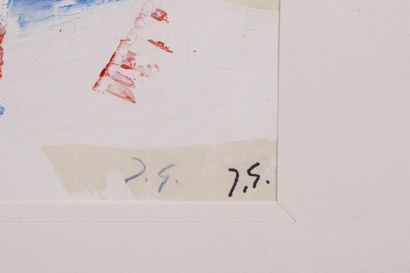 Jacques GERMAIN (1915-2001) 
COMPOSITION
Gouache...