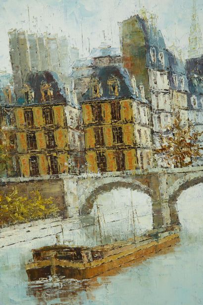 Bernard DEBERGH (20th)
L'île de la Cité,...
