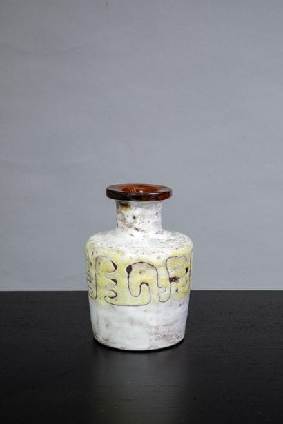 Jean RIVIER (1915-2017)
Glazed ceramic lamp...