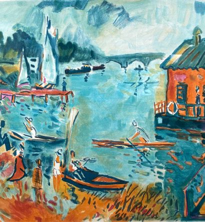 Jean-Claude PICOT (1933-2020)
CHATOU NAUTIQUE
Lithoagraphie...
