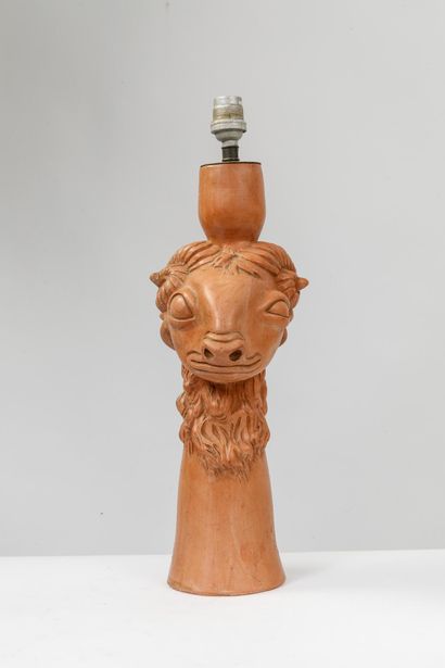 Jean MARAIS (1913-1998)
Lamp featuring a...