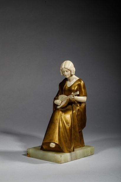 Gerhard SCHLIEPSTEIN (1886 - 1963) 
la Joueuse...