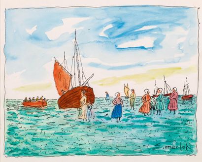 Elisée MACLET (1881-1963) 
WITHOUT TITLE
(NORMANDY...