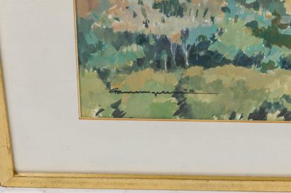 Paul LENGELLÉ (1908-1993)
Aerial view of...