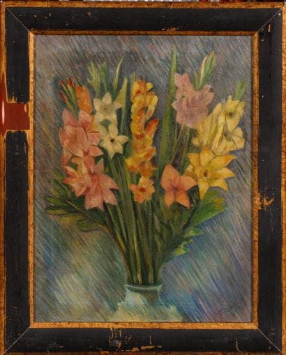 Léon DETROY
Bunch of flowers
Oil on canvas...