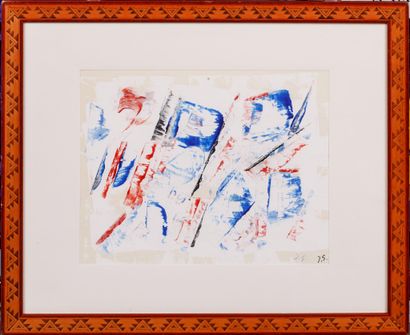 Jacques GERMAIN (1915-2001) 
COMPOSITION
Gouache...