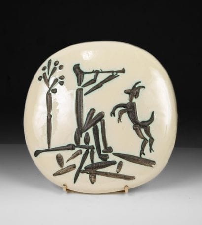 Pablo PICASSO (1881-1973)
Flute player and...